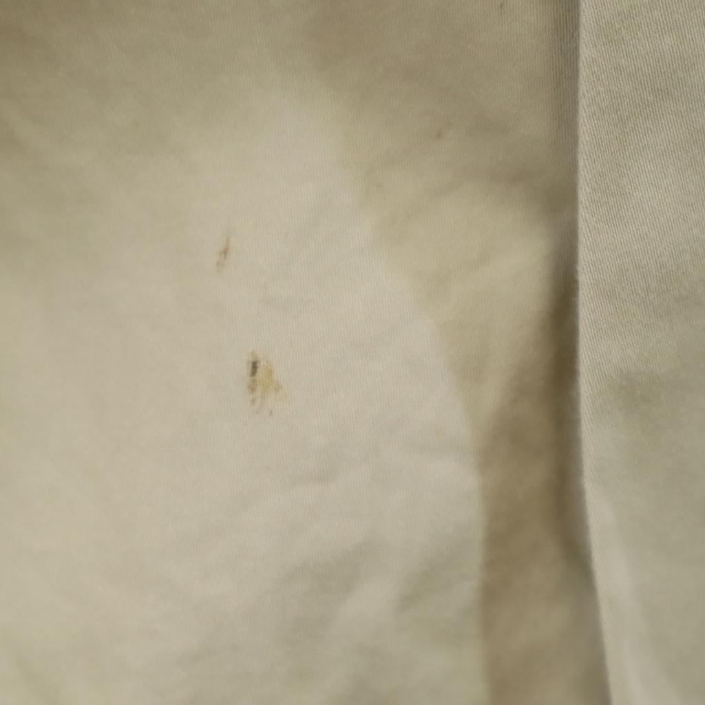 60s Vintage open collar Short sleeve Open color Bowling shirt beige Men's Used