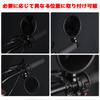 JFG Motorcycle Motorcycle Mirror Handlebar 22mm 7/8 Adjustable Universal Motorcycle Motocro Motorcycle Rearview Mirror - Black