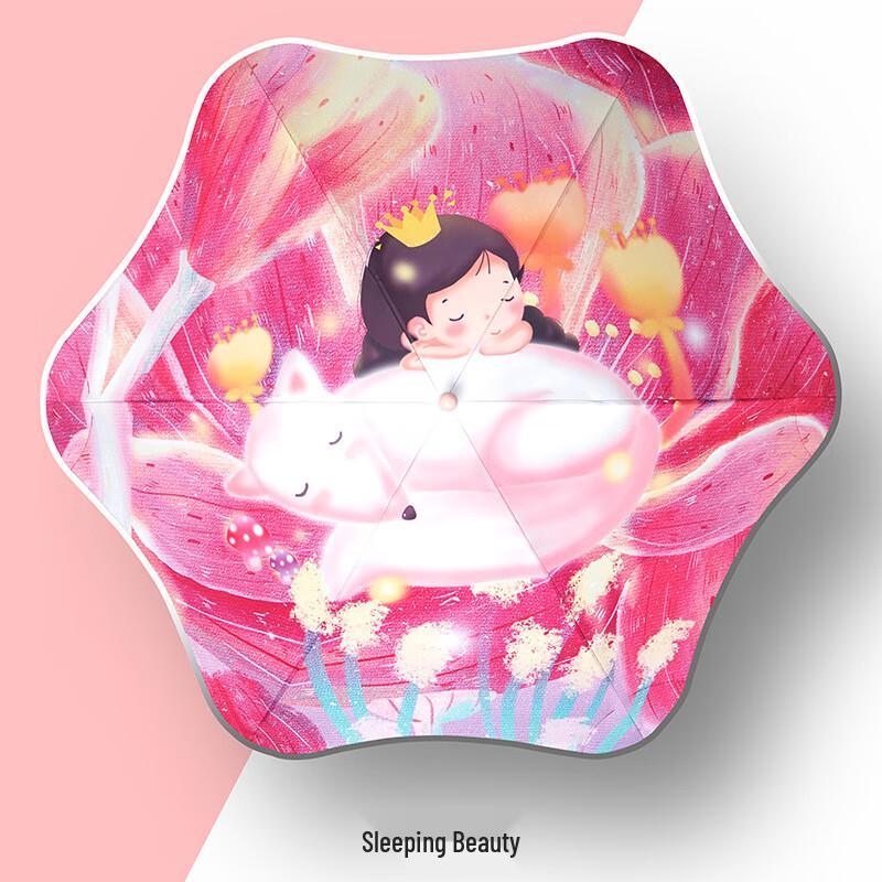 Nan Qiao Kids Sleeping Princess Reflective Umbrella