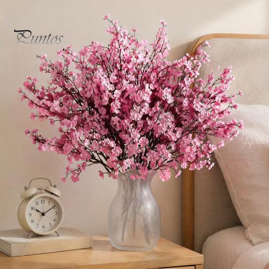Seidenblumen für Innenarrangements Künstliche Herbst-Außendekoration, Wetterfeste Herbst-Blumen-Tischmittelstücke mit flexiblen Stielen für Zuhause und Büro