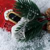 Exquisite Silver Color Christmas Tree Zircon Pendant Necklace for Women Xmas Party Daily Gift