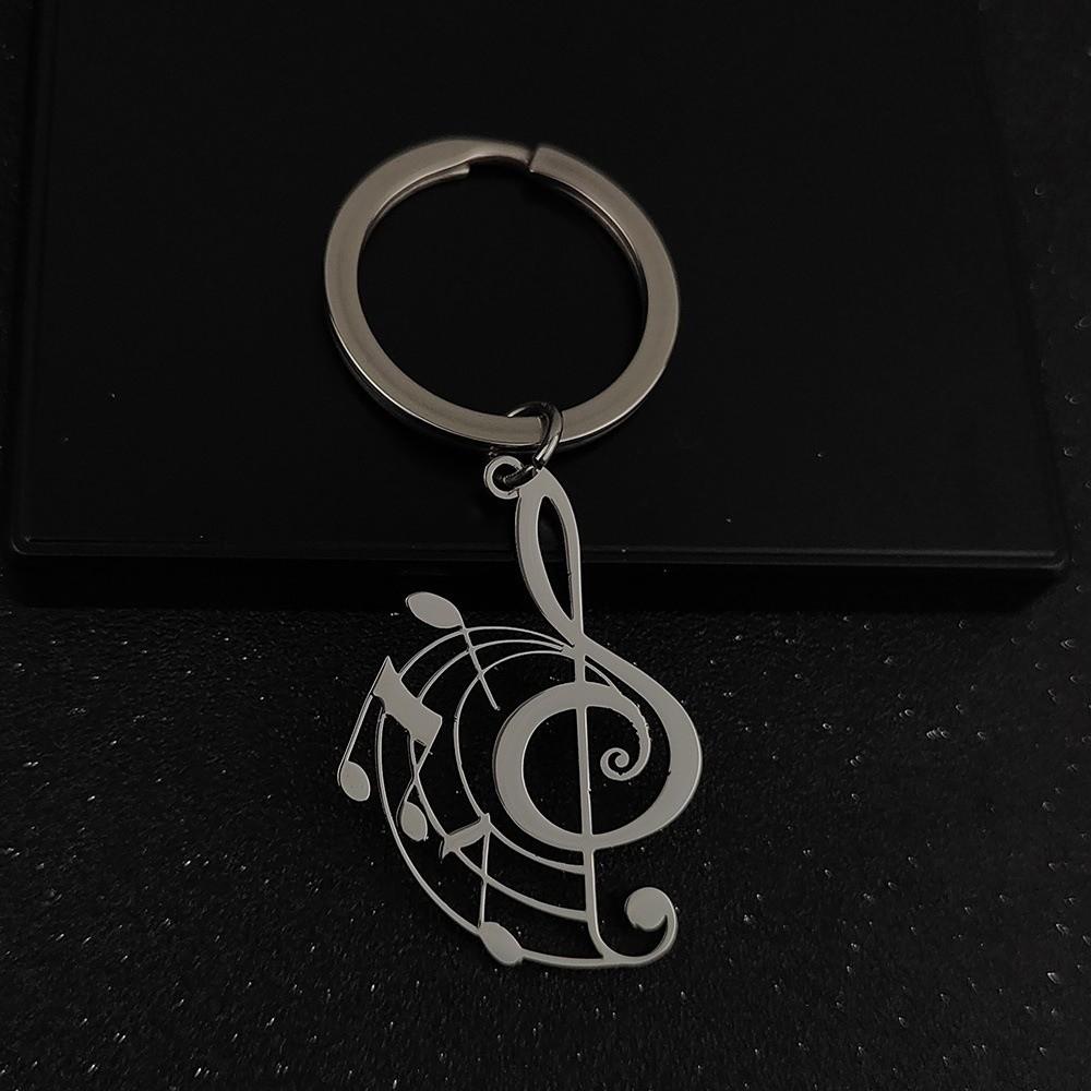 Lightweight Treble Clef Necklace Hollow Design Musical Note Charm Pendant Jewelry  Music Lovers