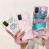 For Samsung Galaxy A71 Case SM-A715F Cover Fashion Butterfly Flower Soft Clear Silicone Phone Cover For Samsung A51 A 51 5G Capa