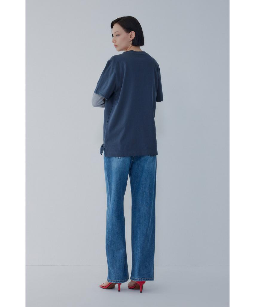 Bobeu Semi-Wide Denim Pants_Blue 7156255006