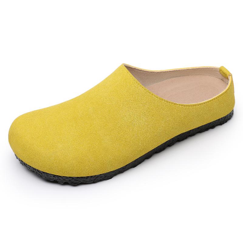 Shoes women's shoes versatile slippers new one-pedal casual shoes lazy shoes soft sole not tired mother shoes