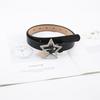 Women's Black Star Rhinestone Decorated Belt Summer Ins Fashion Casual Waistband