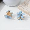 Mini Flower Hair Clips for Girls, 16 Pcs Cute Hair Accessories for Bangs, Small Flower Hair Barrettes for Kids, Party, Wedding, Graduation,