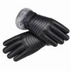 Leather Gloves Men's Winter Cycling Windproof Waterproof Piled Thickened Warm Motorcycle Riding Gloves Winter Touch Screen