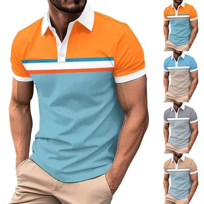 Men's Summer Leisure Culture Breathable Short Sleeved Shirt Top