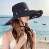Double Sided Seaside Beach Cap Sweet Sun Protection Cap Sunscreen Sunshade Fisherman Hat  Girls