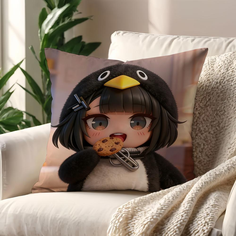 Gugu Gaga Penguin cushion cover For Pillow Printing Sofa Decoration Home Car Room Coffee Shop Office Nordic Simplicity