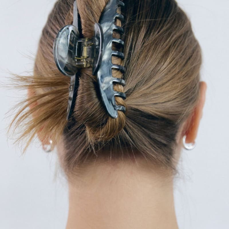 

NUOY Elegance Marble Hair Clip khaki gray