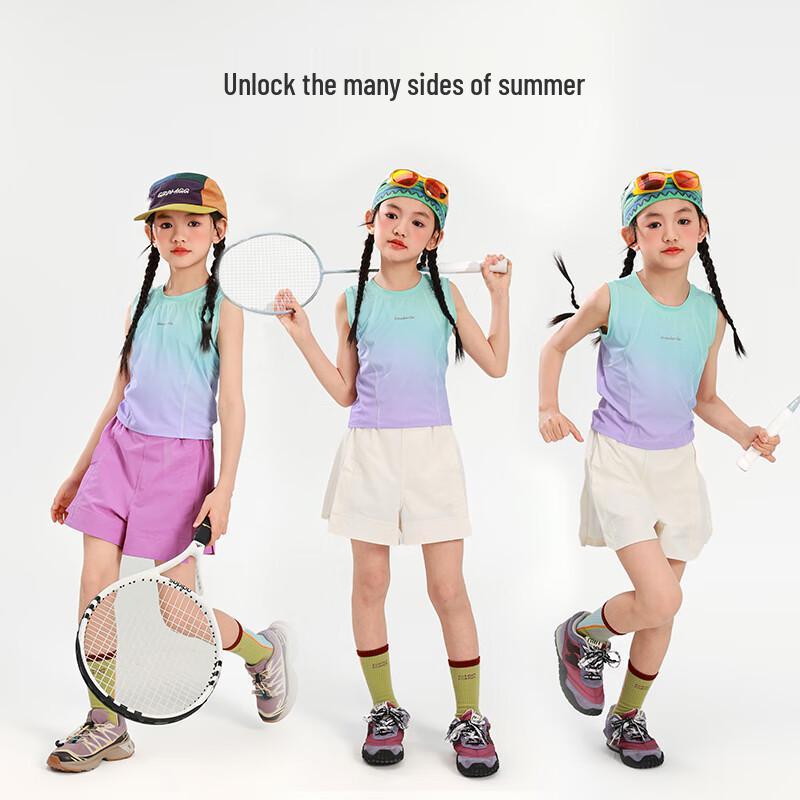 Banduxian Girls' 2025 Summer Sport Shorts