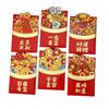 6Pcs/set Cute Dragon Red Packet Cartoon Cartoon Red Bags 3D Print Red Envelope  Celebration Party