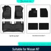 Tappetini in TPE Nissan N7: Set Completo per Modifica e Decorazione Interni