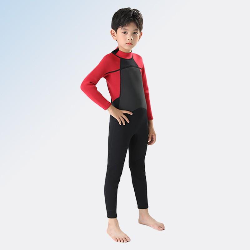 3mm Kids Wetsuit Set Diving Swimming Warmth UV Protection Unisex Child Dive Suit Spring Fall Summer Use