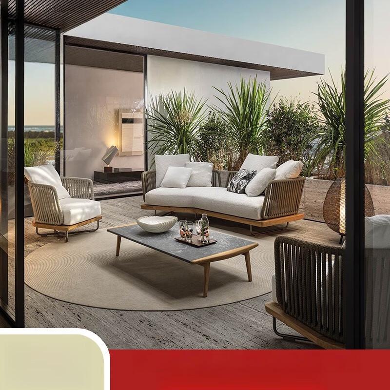 Nordic Outdoor Rattan Leisure Sofa