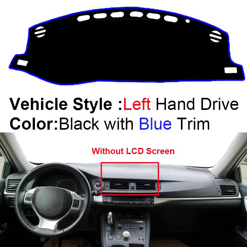 Car Inner Dashboard Cover For Lexus CT 200h 2011 - 2019 CT200h Auto Dash Mat Carpet Cape Sun shade Dashmat Pad 2018 2017 2016