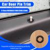 Shufearo Car Door Pin Trim, 4 Pcs Carbon Fiber Door Lock Pin Cover Trim,