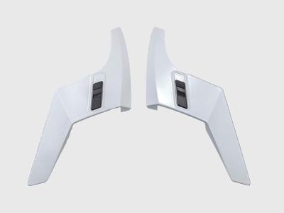 Motor (Yamaha) Motorcycle Helmet Off-Road YX-6 ZENITH Top Ventilation Set Pearl White 90791-49B33