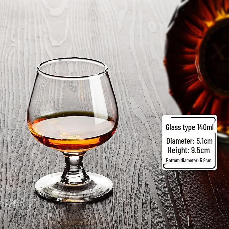 ZISIZ European Crystal Brandy & Whiskey Glass