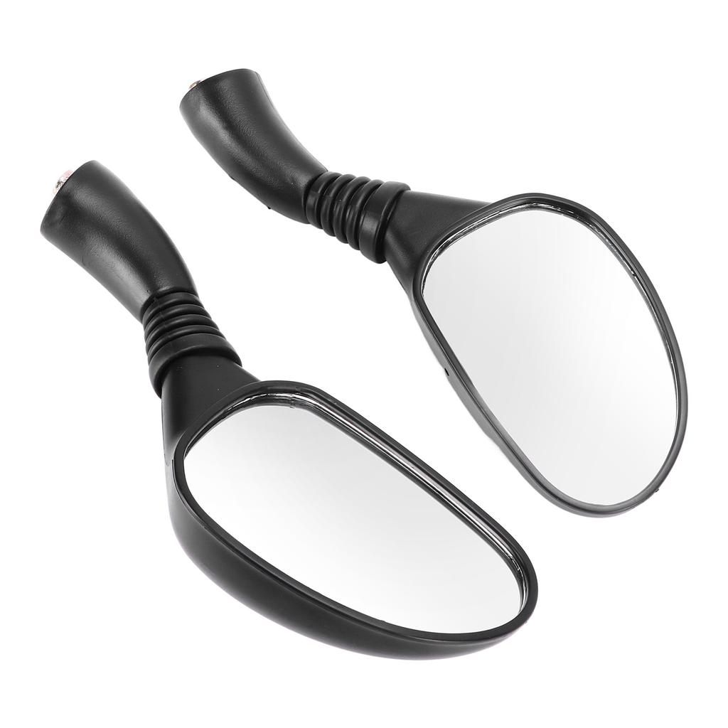 Pair Motorcycle Rear View Mirrors Reflectors Universal Replacement for GY6 150cc Mopeds Scooters