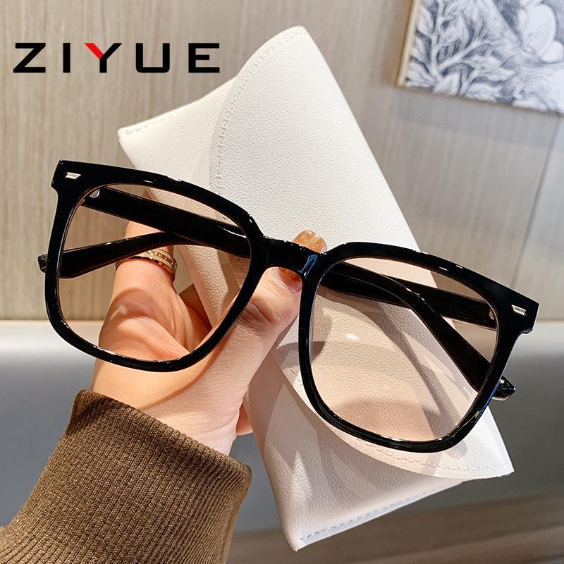 Women's Retro Square Polarized Sunglasses, Anti-UV, Large Frame for Fashion and Driving