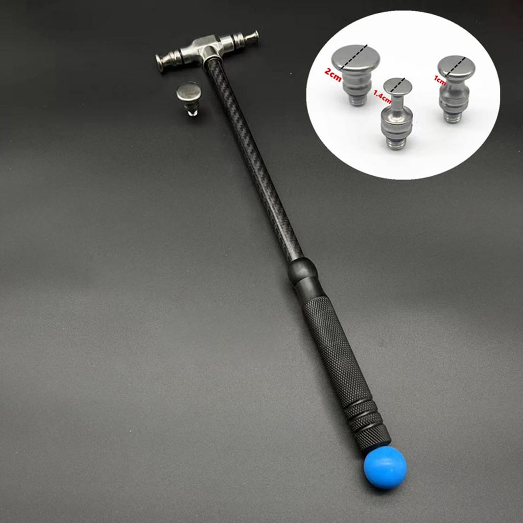 Werkzeuge zur Dellenentfernung ohne Lackieren für Karosserien, Aluminium-Dellenhammer mit Spitzen, Tap-Down-Tools, Dellenreparatur-Sets