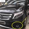 Front Nebelscheinwerfer Lampenring Kreis Rahmen Augenbraue Aufkleber Abdeckung Zierleiste Für Mercedes-Benz Vito W447 2017 - ABS Chrom Zubehör