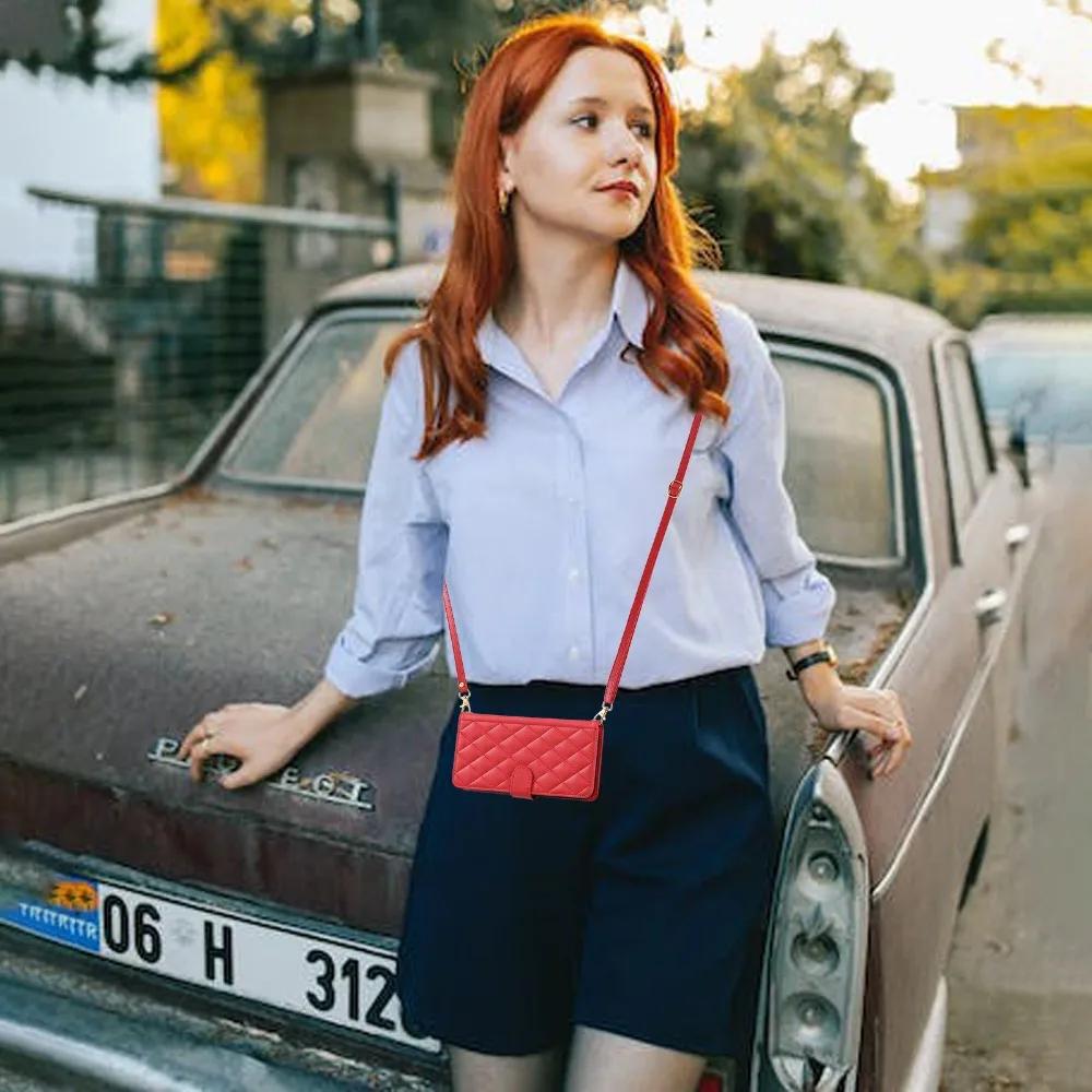 Etui z smyczą crossbody dla Samsunga Galaxy S23 S21 S20 FE S24 S20 Plus S25 Ultra A54 A53 A52S A52 A34 A33 A25 A23 5G A24 4G