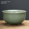Ru Kiln Master Crackled Porcelain Tea Tasting Cup - Ceramic Kung Fu Tea Set and Business Gift