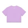 New MLB Set In Sleeve T Shirt Women's Lavender Light Purple 3FTS11023-07LDL