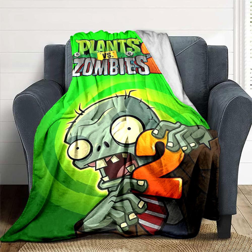 Plants Vs. Zombies Blanket Warmthful Decor Suitable for Livingroom Sofa Office Chair for All Occasions Warmthful Decor Birthday Christmas Gift Blanket