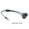 Ethernet-Splitter RJ45 1 Stecker auf 2 Buchsen Ethernet-Splitter-Adapterkabel für LAN-Ethernet-Verlängerungskabel 35 cm