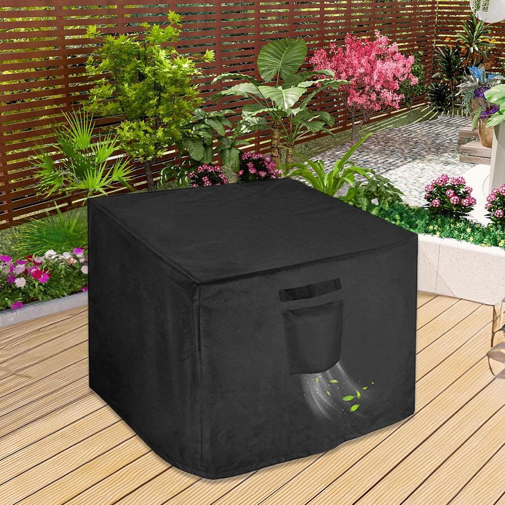 Copertura Impermeabile per Braciere da Esterno, Riparo Portatile Quadrato per Braciere da Spiaggia, Giardino, Balcone, Campeggio, Terrazza, Camper, Viaggio