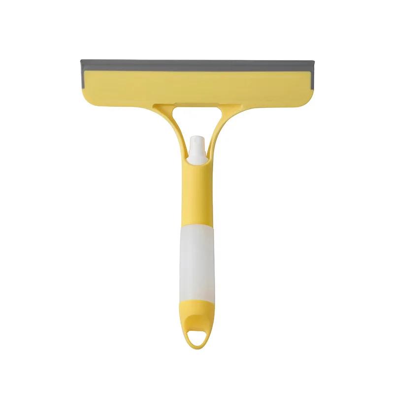 3-in-1 Shower Scraper Cleaner Car glass cleaning mirror with watering can Squeegee Cleaning Brush Automotive Rubber Brush