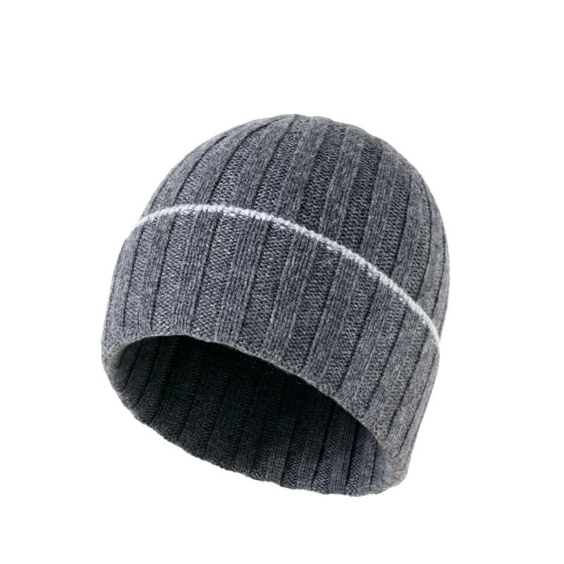 Autumn and Winter Warm Wool Knitted Hat Men's Versatile Wool Hat Women's Outdoor Riding Cold Protection Ear Cold Hat