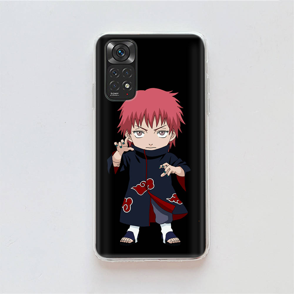 DT30 Akatsuki Naruto Case for Samsung A04 A14 A23 A34 A54 M23 M33 M52 M53 Realme 10 9 C30S C35 C55 VIVO Y02S Y21 Y33S Y51 X80 Pro Clear Cover