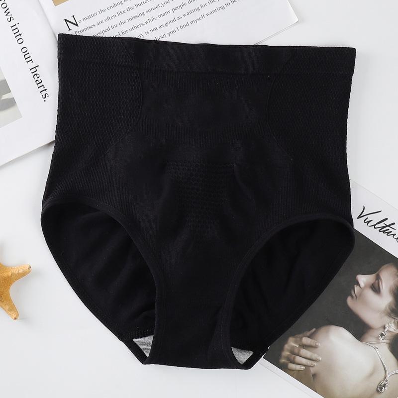 5 szt. Bezszwowe majtki o wysokim stanie z plastra miodu dla kobiet plus size poporodowe kontrola brzucha modelowanie talii i podnoszenie bioder