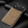 For iPhone 17 Pro Max Case Compatible with MagSafe Leather Back Phone Cover