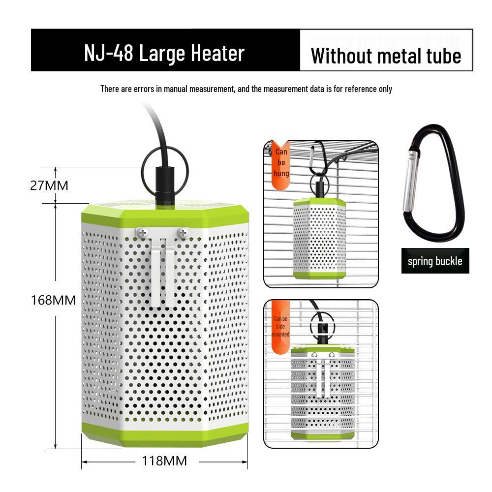 Ceramic Anti-Scald Heating Lamp for Reptiles & Birds - Winter Survival Heater Box