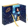 Christmas Calendar Box Refillable Advent 24 Days Christmas Boxes Foldable Home Decor for Chocolate Fireplace Table Window Living