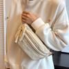 Unisex Canvas Crossbody Bag Able Compact With Multiple Convenient Compartments Suitable For School And Casual Outings