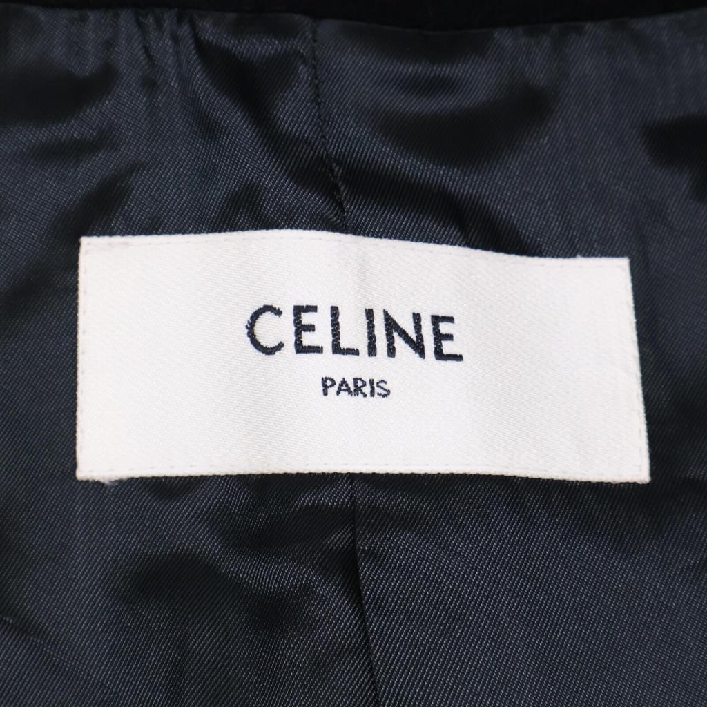 Celine [Good condition/Domestic Regular/22 Year Made] 2V75F6700 Spencer Captain Jacket 100% Cashmere Spencer Captain Jacket 36 blackUsed