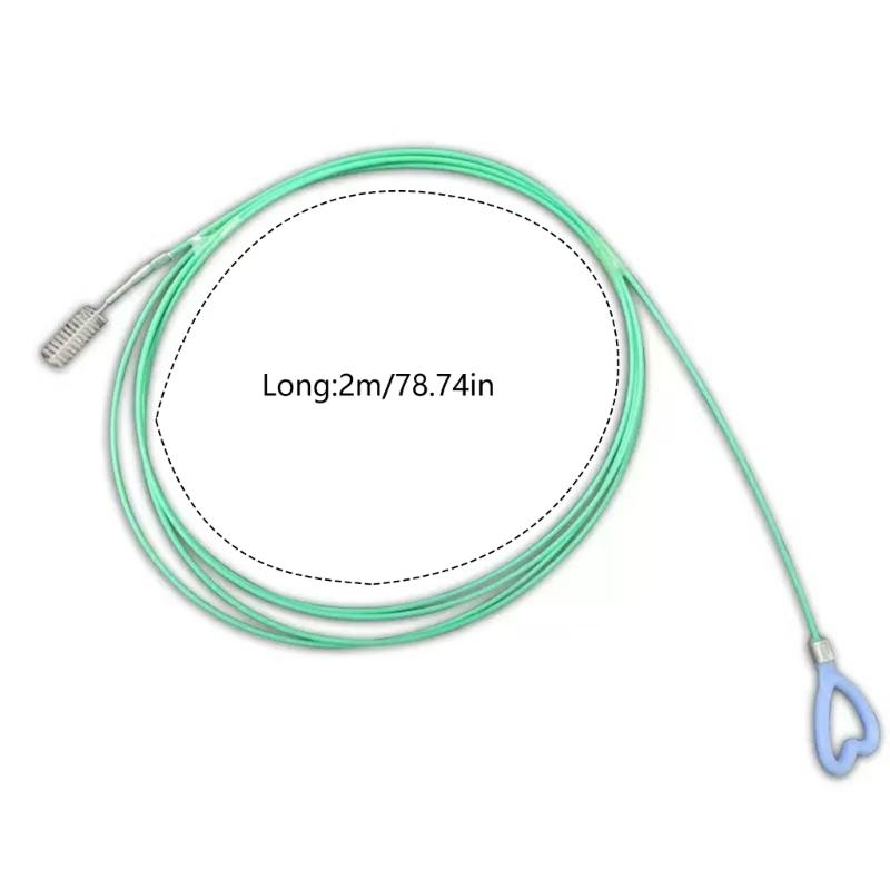 Flexibles Auto-Abflussreinigungswerkzeug Verstopft nicht Fahrzeugabflussentstopfer Runde Sonden Designs Werkzeug für Schiebedach Kofferraum Kraftstofftank