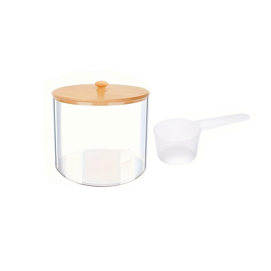 Laundry Powder Container Storage Box Dryer Sheet Holder, Large Plastic Laundry Room Organization and Storage Jars with Lids
