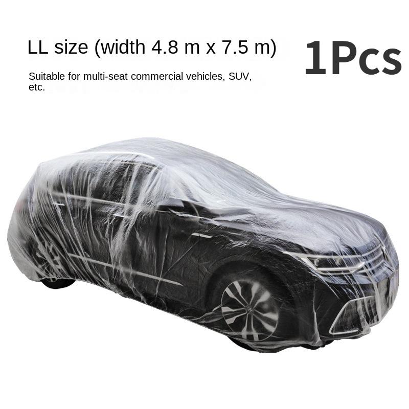 Einweg-Staubschutzhülle Autokleidung Sonnenschutz Wasserdicht Sonnenschutzabdeckung für alle Fahrzeuge Transparent Autokleidung Autoabdeckungen