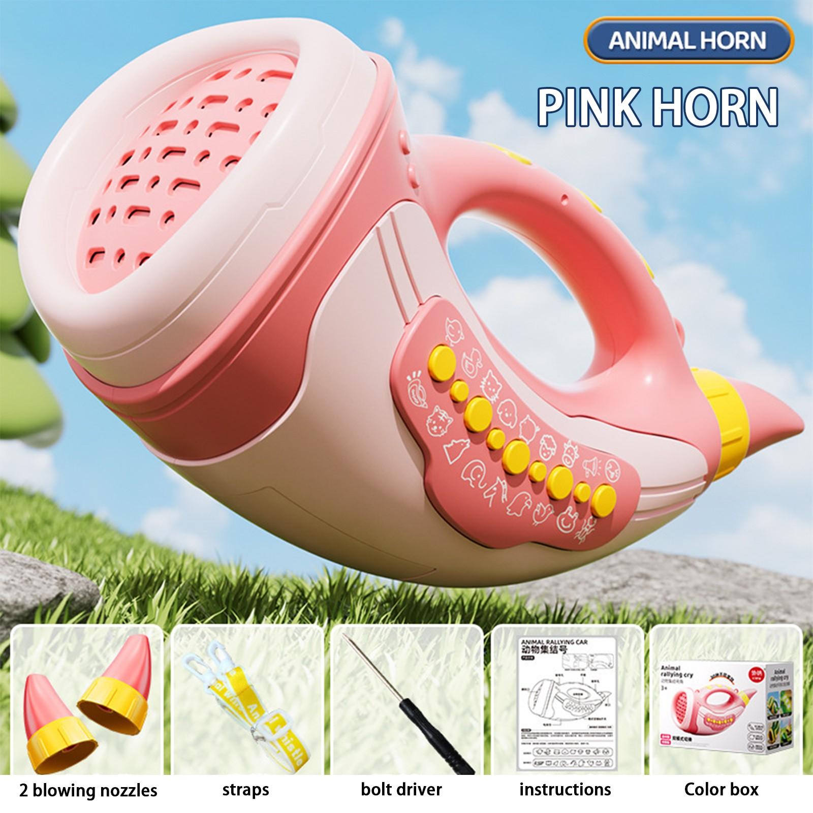 

Outdoor Explore Animal Caller, настоящие звуки животных, игрушки для детей 3-5 6-8 лет, 2 режима, 30 эффектов, игрушки для животных, 5 уровней освещения, вместимость поезда, One Size розовый