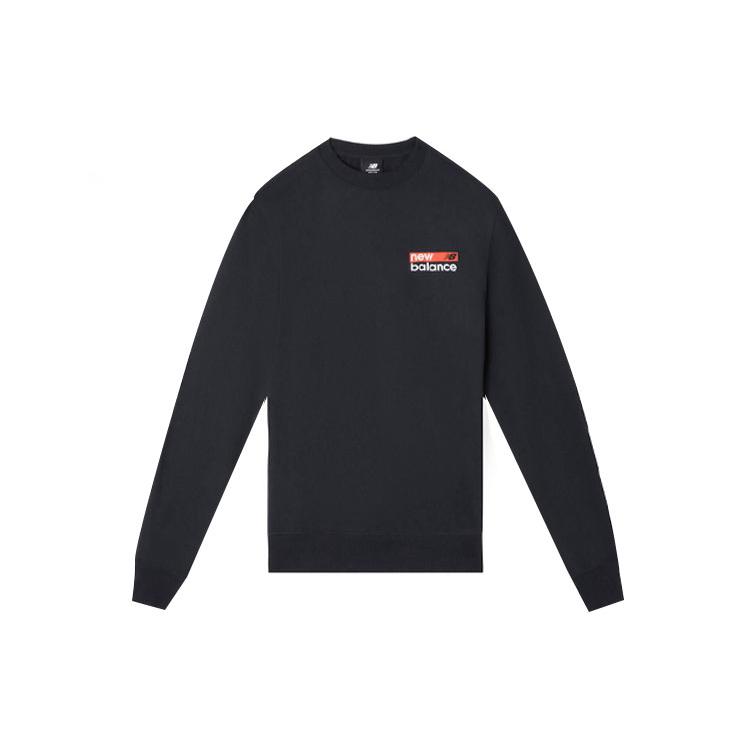 New Balance Lifestyle Повседневная толстовка Мужская Черная MT03904-BK M