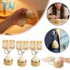 Simulated Keychain Buns Stress Relief Toy Cute Soft Decompression Fidget Key Ring Pendant Gift Backpack Hanging Decoration